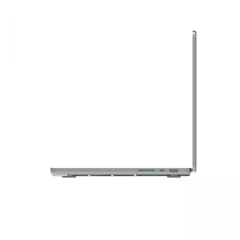 Cover for 14 inch MacBook Pro by d bramante — Iceland model, fits M3/M4/M5, 35.6 cm screen, 258 g, Clear