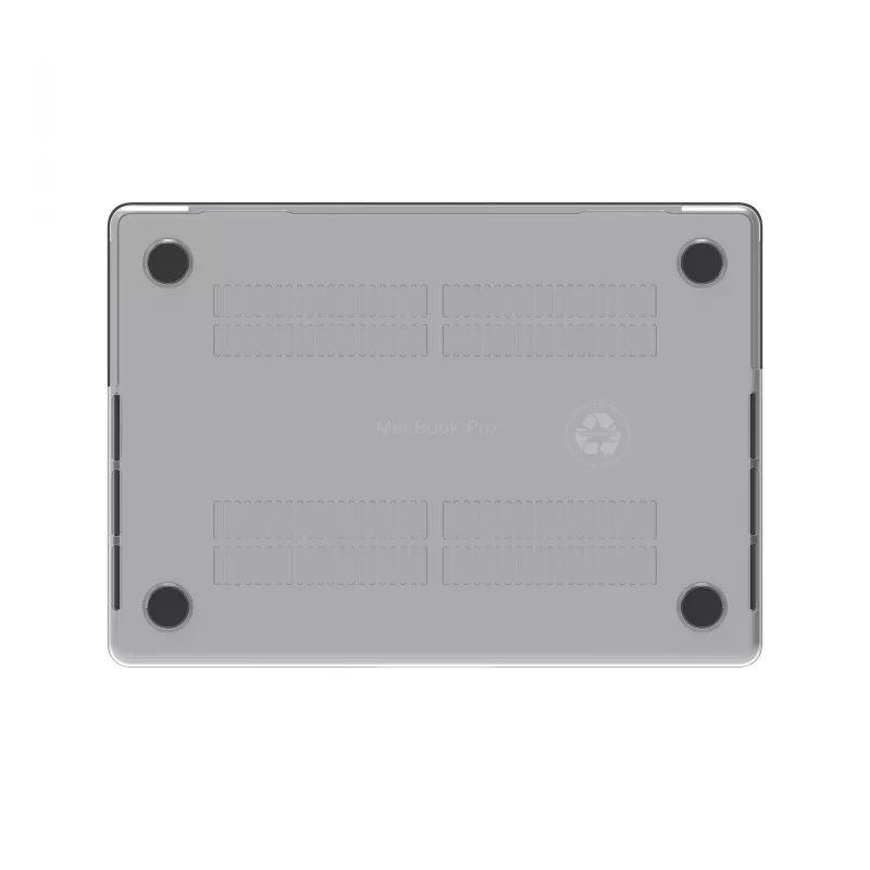 Cover for 14 inch MacBook Pro by d bramante — Iceland model, fits M3/M4/M5, 35.6 cm screen, 258 g, Clear