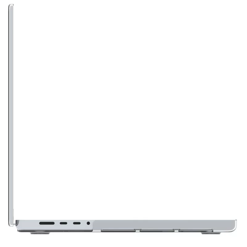 Cover for MacBook Pro 16 inch (M4 2024 / M3 2023) by d bramante — Iceland Clear, fits 40.6 cm screen, 348 g