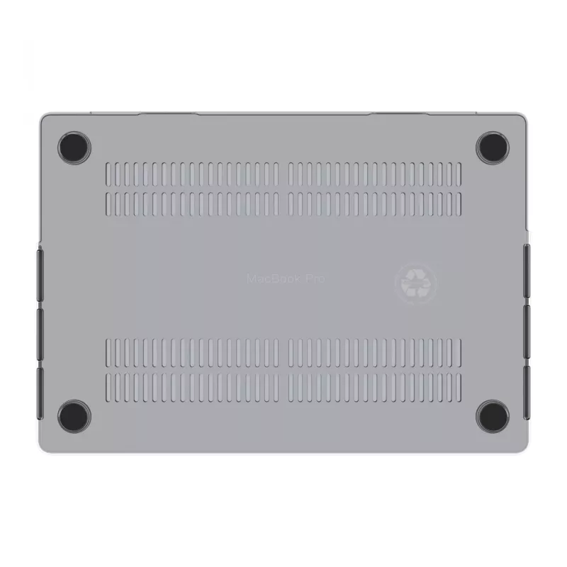 Cover for MacBook Pro 16 inch (M4 2024 / M3 2023) by d bramante — Iceland Clear, fits 40.6 cm screen, 348 g