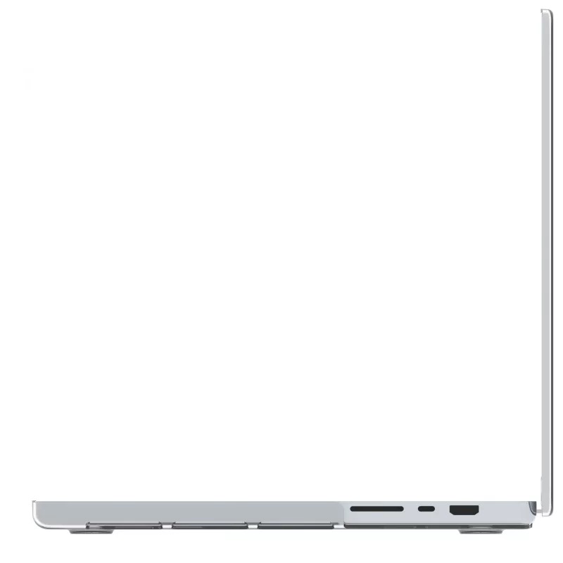 Cover for MacBook Pro 16 inch (M4 2024 / M3 2023) by d bramante — Iceland Clear, fits 40.6 cm screen, 348 g