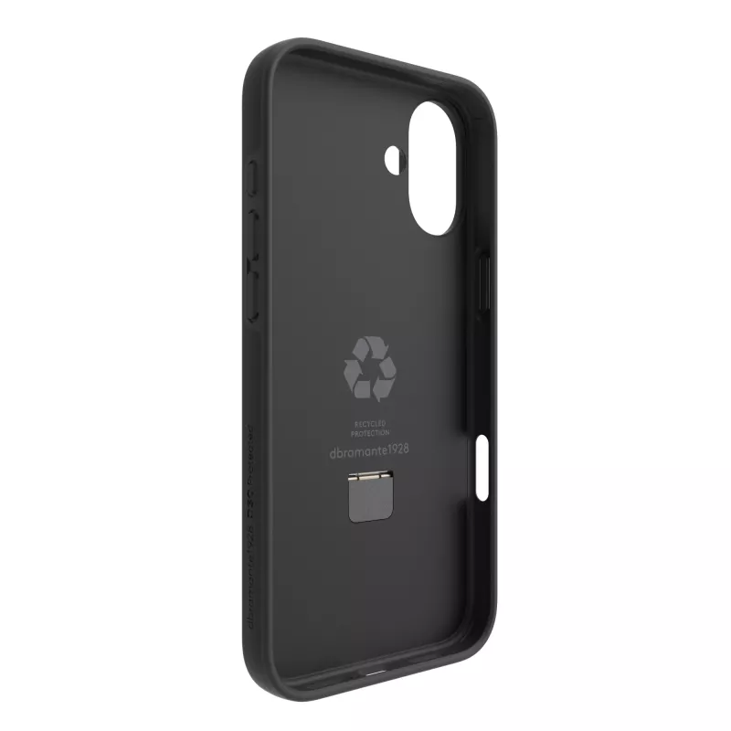 dbramante1928 Iceland Ultra D3O MS Kick - iPhone 16 Plus - Black Rugged Case