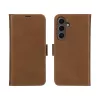 Flip case dbramante1928 Lynge for Samsung Galaxy A56 5G — Tan, 3 card pockets, fits 6.7 inch (17 cm) screen