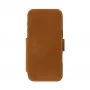 Wallet case dbramante1928 Copenhagen for iPhone 17 Pro Max — Tan, 3 card pockets, desktop stand