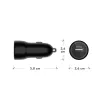 Car Charger d bramante re-charge USB-A 18W — 12–24V, 1× USB-A, Black