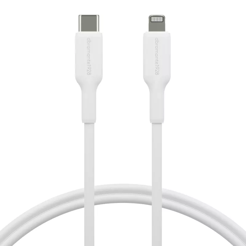 dbramante1928 re-charge - Cable 1m USB-C to Lightn - W, 1 m, USB C, USB 2.0, 0.48 Gbit/s, White