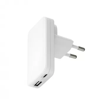 d bramante dbramante1928 Pro EU/US Slim Charger — USB-C 20W + USB-A 18W, White, Indoor AC