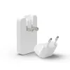d bramante dbramante1928 Pro EU/US Slim Charger — USB-C 20W + USB-A 18W, White, Indoor AC
