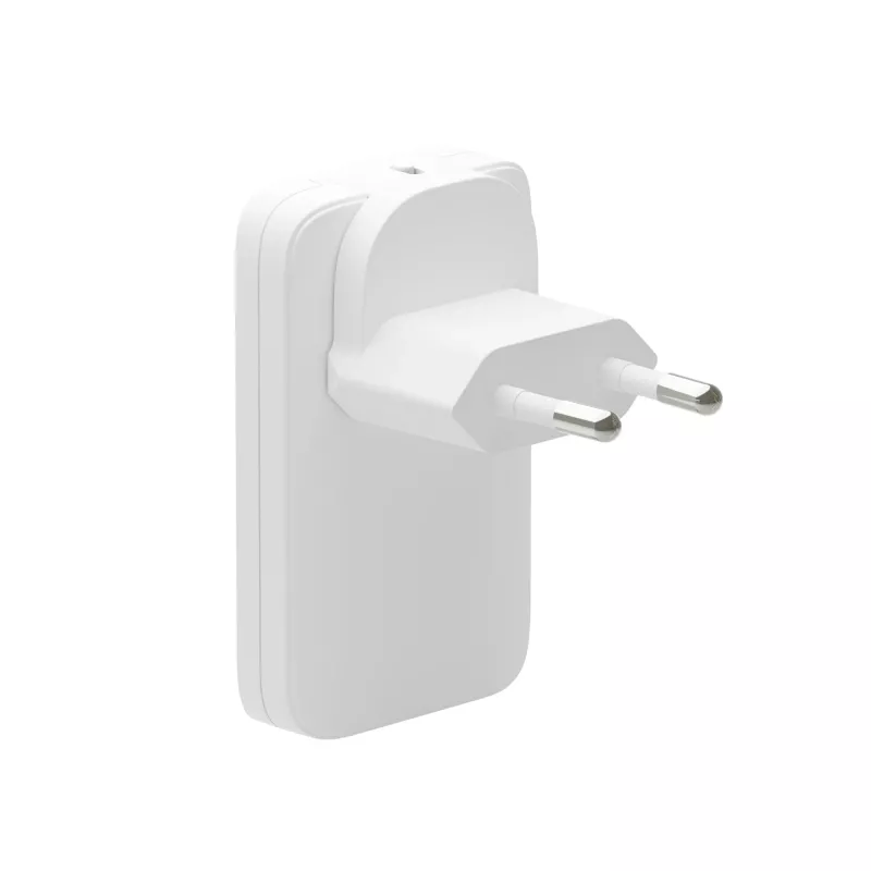d bramante dbramante1928 Pro EU/US Slim Charger — USB-C 20W + USB-A 18W, White, Indoor AC