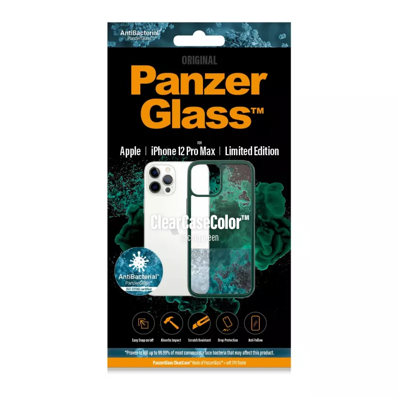 PanzerGlass ® ClearCaseColor™ iPhone 12 Pro Max - Racing Green Limited Edition