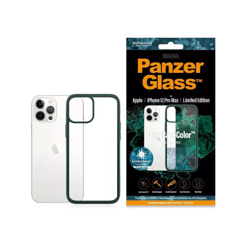 PanzerGlass ® ClearCaseColor™ iPhone 12 Pro Max - Racing Green Limited Edition