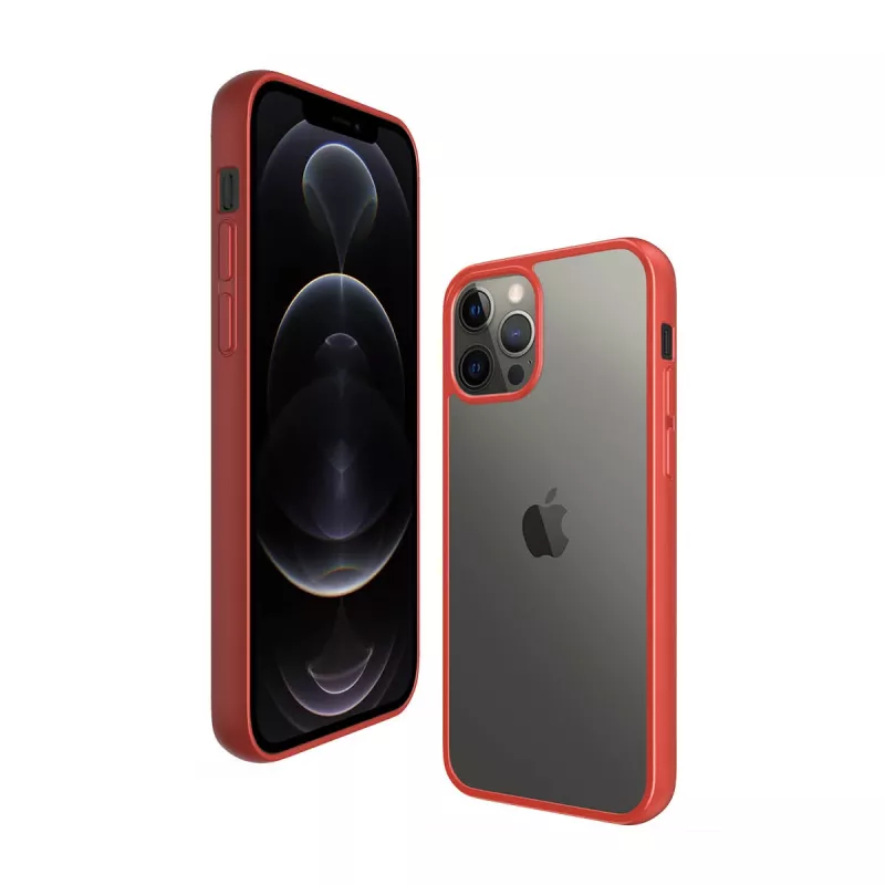 PanzerGlass ® ClearCaseColor™ iPhone 12 Pro Max - Mandarin Red Limited Edition
