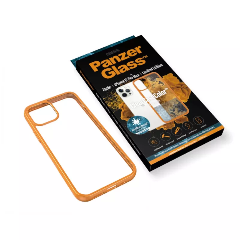 PanzerGlass ® ClearCaseColor™ iPhone 12 Pro Max - ® Orange Limited Edition