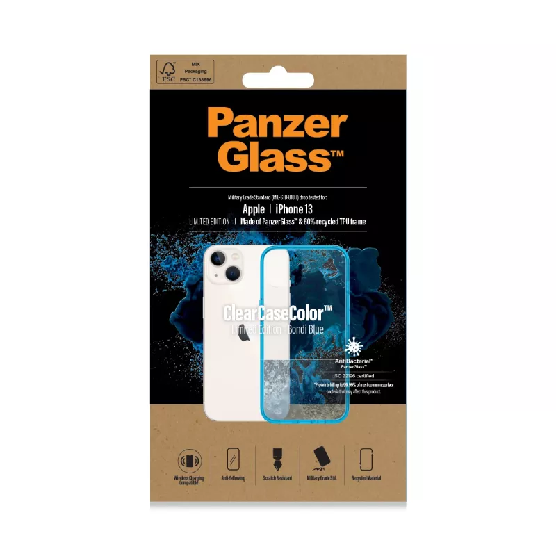 ClearCaseColor Case PanzerGlass Apple iPhone 13 Bondie Blue