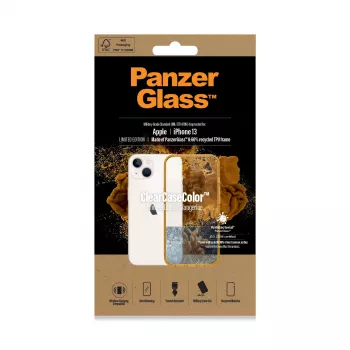 PanzerGlass ® ClearCaseColor™ iPhone 13 - Tangerine. Case type: Cover, Brand compatibility: Apple, Compatibility: Apple - iPhone 13, Product colour: Orange
