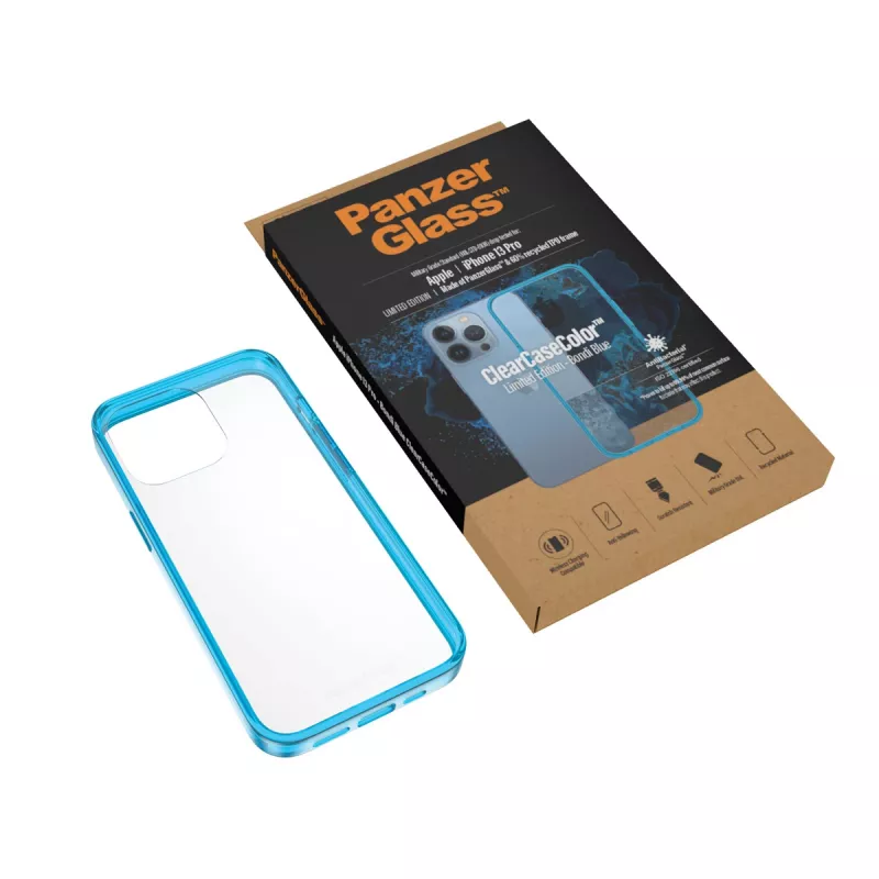 Cover PanzerGlass ClearCaseColor iPhone 13 Pro Bondie Blue