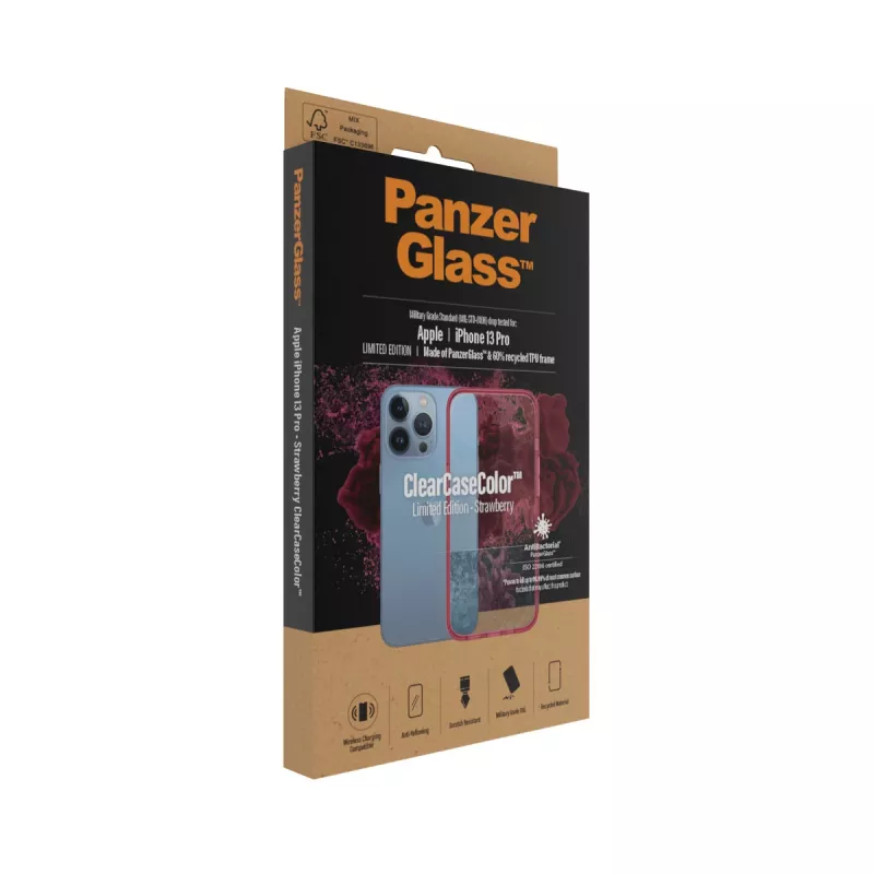 ClearCaseColor Apple iPhone 13 Pro Strawberry PanzerGlass
