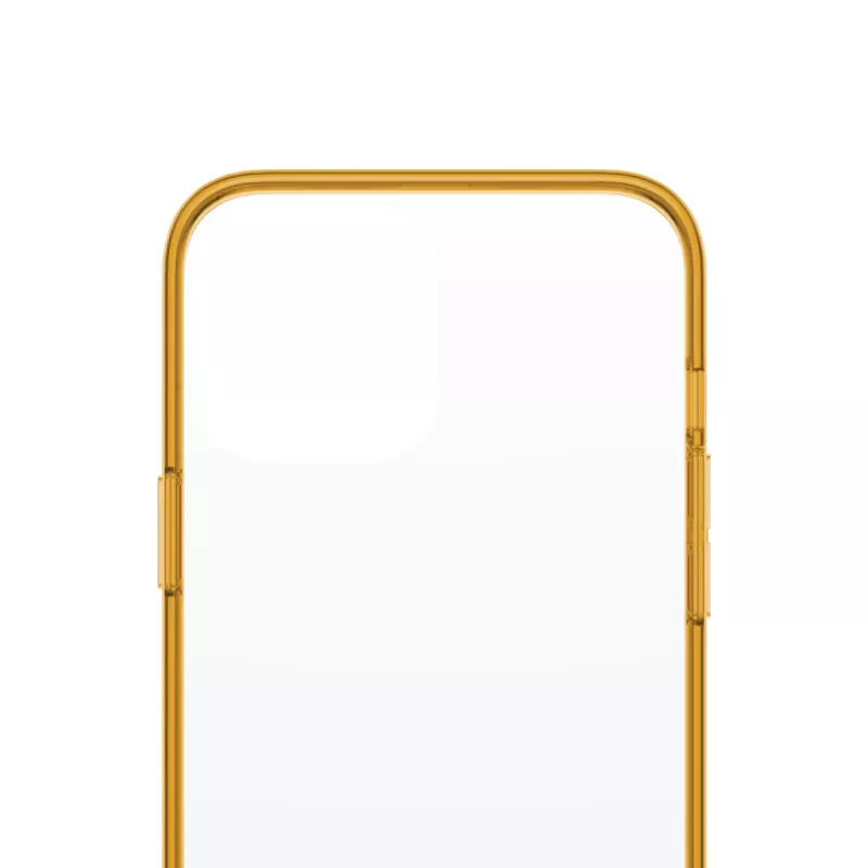 Protective ClearCaseColor cover PanzerGlass for iPhone 13 Pro Max 6.7 inch — PET and tempered glass, orange