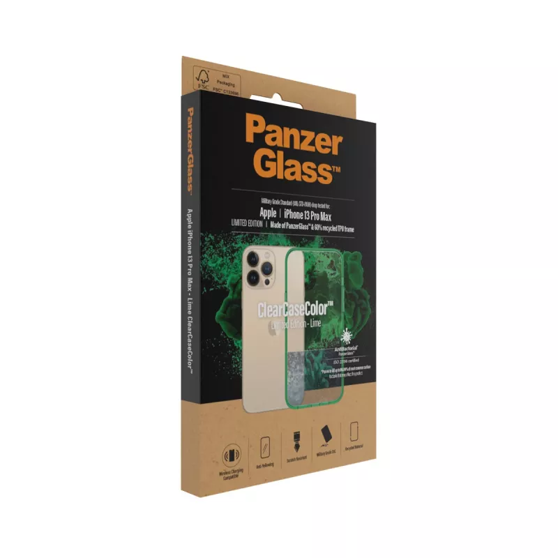 PanzerGlass ® ClearCaseColor™ iPhone 13 Pro Max - Lime