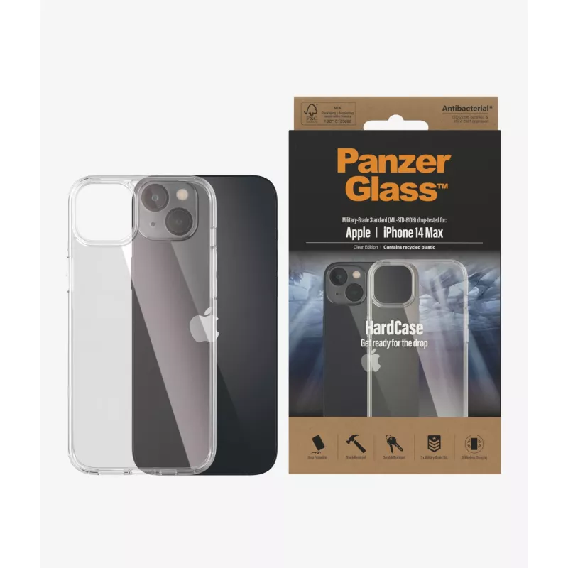 PanzerGlass HardCase mobile phone case 17 cm (6.7 inch) Cover Transparent
