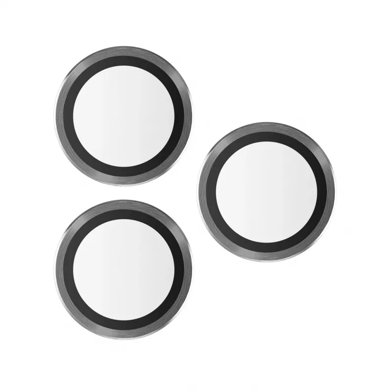 PanzerGlass Hoops Camera Lens Protector for iPhone 13 Pro 13 Pro Max Black Scratch Resistant