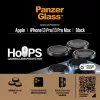 PanzerGlass Hoops Camera Lens Protector for iPhone 13 Pro 13 Pro Max Black Scratch Resistant