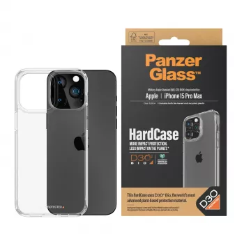 PanzerGlass ® HardCase Transparent w. D3O® iPhone 15 Pro Max