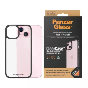 Cover PanzerGlass ClearCase iPhone 15 D3O Transparent