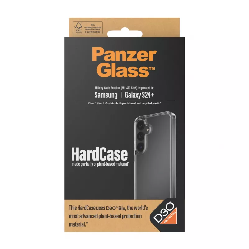 PanzerGlass ® HardCase Transparent w. D3O® Samsung Galaxy S24+
