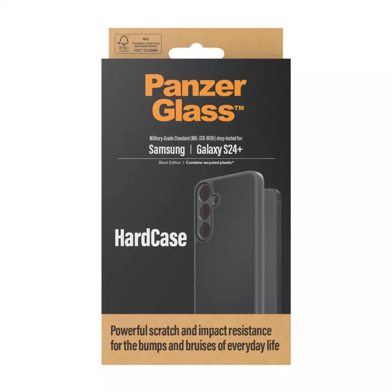 PanzerGlass ® HardCase Black Samsung Galaxy S24+, Cover, Samsung, Samsung - Galaxy S24 Plus, Black
