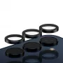 Camera Lens Protector PanzerGlass Hoops for Samsung Galaxy A35 5G, tempered glass, black frame