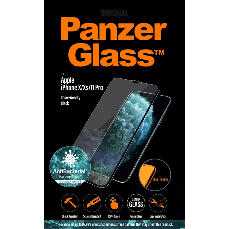 PanzerGlass ® Screen Protector iPhone 11 Pro | Xs | X | Edge-to-Edge