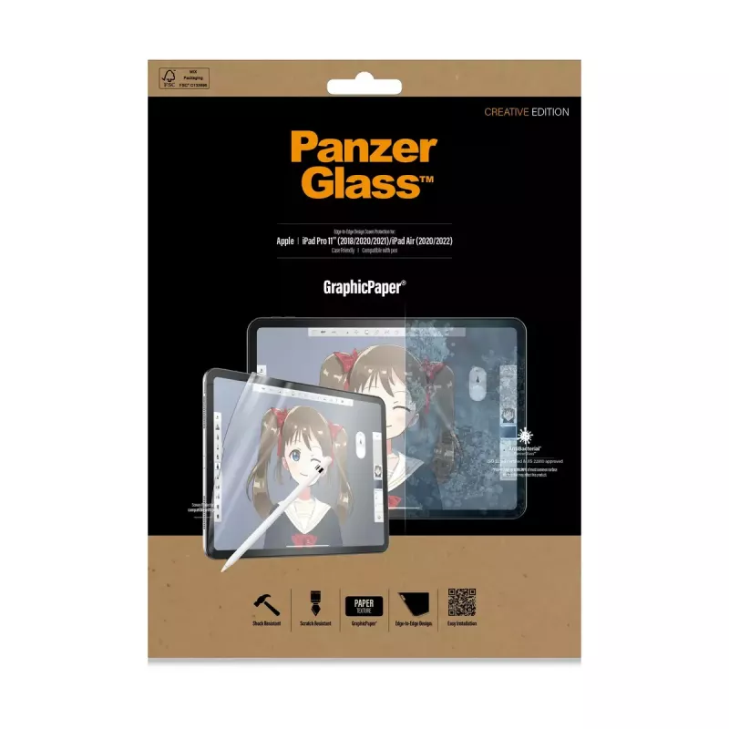 PanzerGlass ® GraphicPaper® Screen Protector iPad Pro 11″ (2018, 2020-2022, 2024) | iPad Air 10.9'' (2020, 2022)