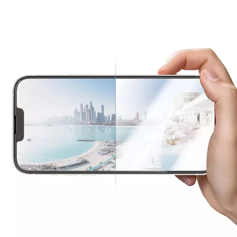 PanzerGlass ® Anti-Reflective Screen Protector iPhone 14 Plus | 13 Pro Max | Ultra-Wide Fit w. EasyAligner
