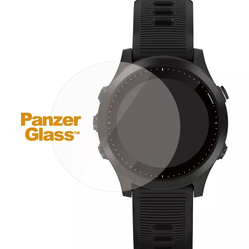 Screen protector PanzerGlass SmartWatch 34mm — tempered glass 34×34×0.51 mm, transparent