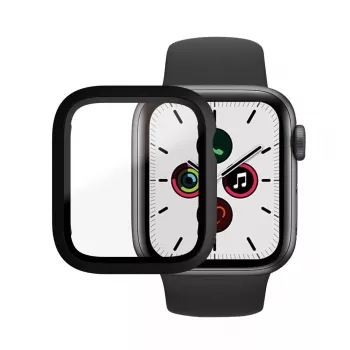 Screen protector PanzerGlass Full Body for Apple Watch Series 4/5/6/SE 40mm — Black, 29.8×35.1×0.43 mm