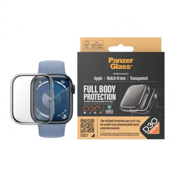 PanzerGlass Screen Protector Full Body Apple Watch Series 9 41mm Transparent