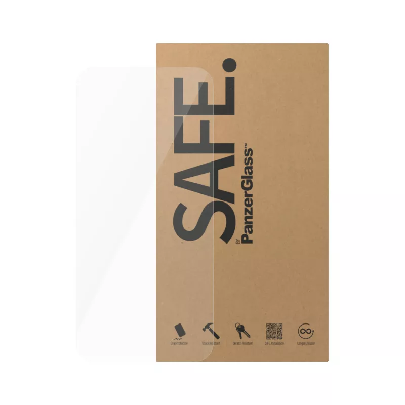 PanzerGlass SAFE. by ® Screen Protector iPhone 15 Pro | Ultra-Wide Fit | BULK
