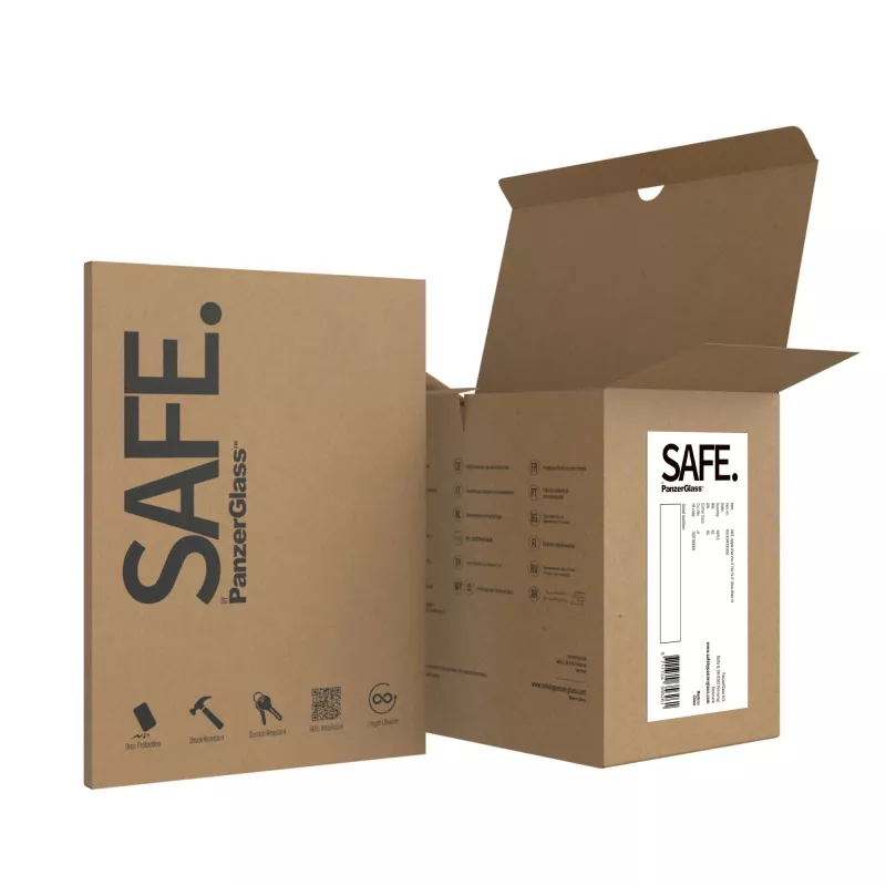 PanzerGlass SAFE. by ® Screen Protector iPad Pro 11'' (2018, 2020-2022) | Air 10.9'' (2020,2022) | Ultra-Wide Fit | Bulk
