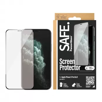PanzerGlass SAFE. by ® Screen Protector iPhone X | Xs | 11 Pro | Edge-to-Edge