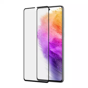 Screen protector PanzerGlass SAFE for Samsung Galaxy A73 5G — tempered glass, scratch- and shock-resistant, dry application, transparent
