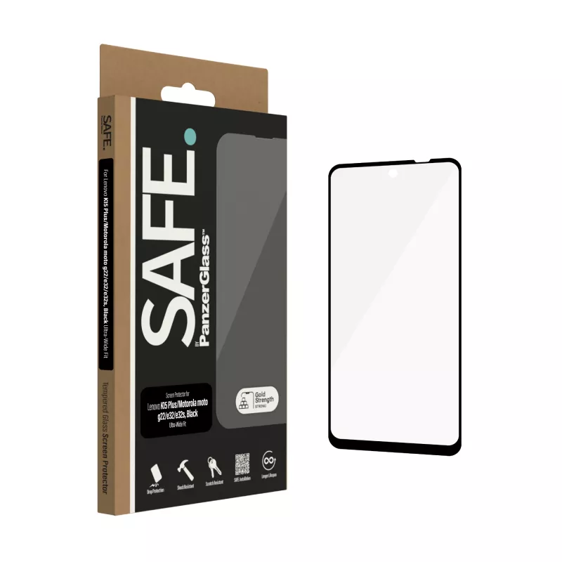PanzerGlass SAFE. by ® Screen Protector Lenovo K15 Plus | Motorola moto g22 | e32 | e32s