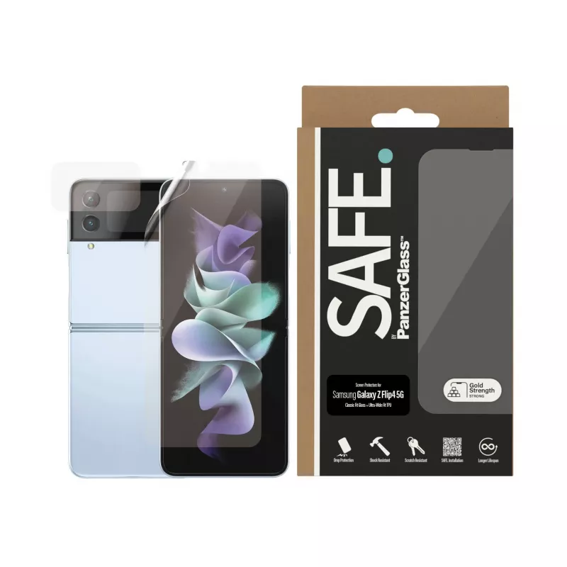 PanzerGlass SAFE. by ® Screen Protector Samsung Galaxy Z Flip4 5G