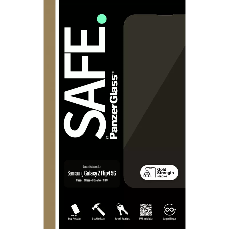 PanzerGlass SAFE. by ® Screen Protector Samsung Galaxy Z Flip4 5G