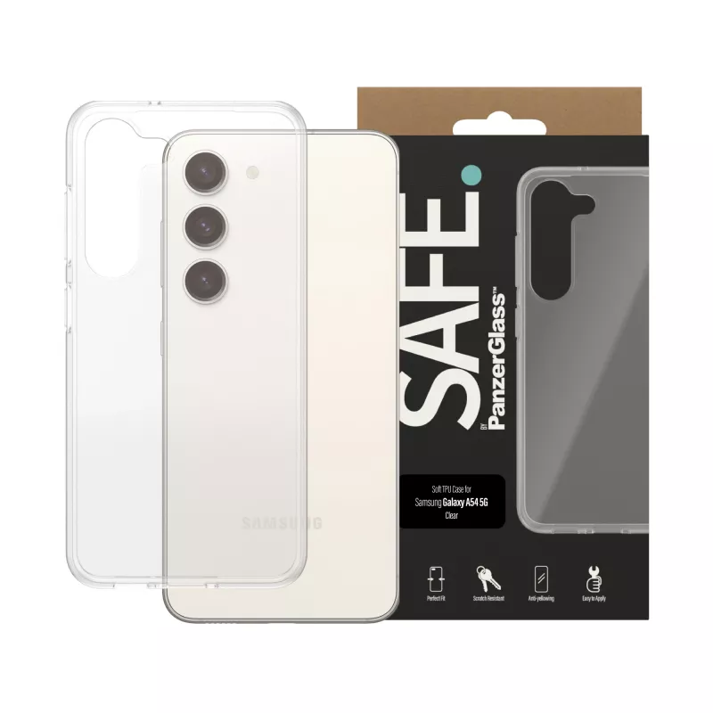 PanzerGlass SAFE. by ® TPU Case Samsung Galaxy S23 | Transparent