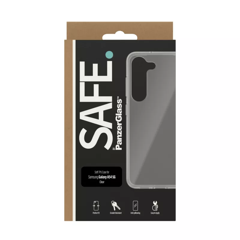 PanzerGlass SAFE. by ® TPU Case Samsung Galaxy A14 | A14 5G | Transparent