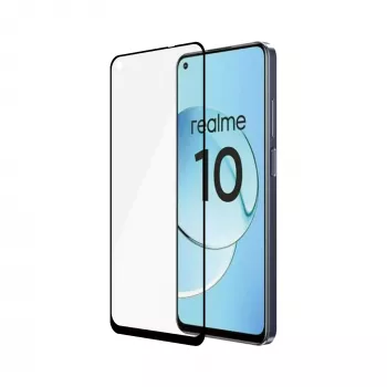 Tempered Screen Protector PanzerGlass SAFE for Realme 10 — Ultra-Wide Fit, Black
