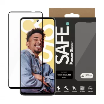 PanzerGlass SAFE. by ® Screen protector Realme 11 5G | C55 | Ultra-Wide Fit