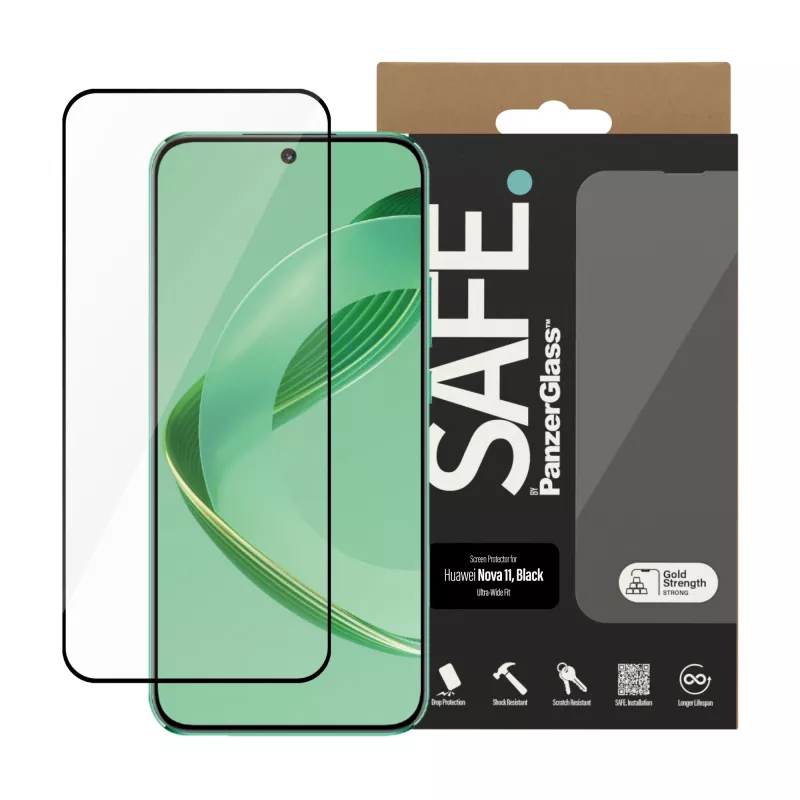 PanzerGlass SAFE. by ® Screen protector HUAWEI Nova 11 | Ultra-Wide Fit