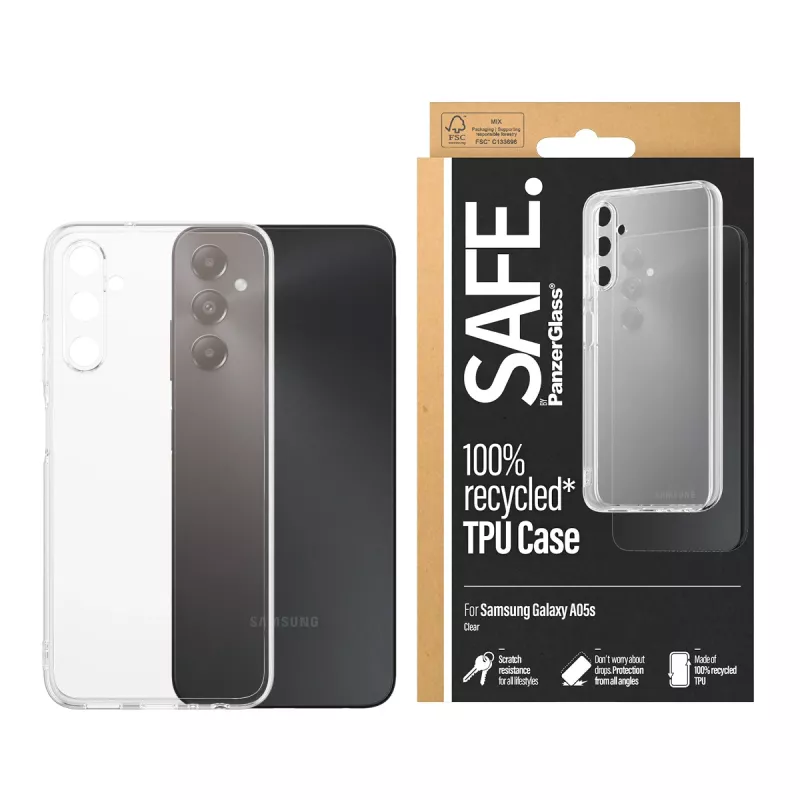 PanzerGlass SAFE. by ® TPU Case Transparent Samsung Galaxy A05s